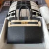 Handmade Hermes Noir / Blue India/ Blue Frida Epsom Birkin Sellier 30CM Silver Hardware