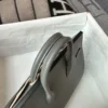 Handmade Hermes 0L Gris Meyer Birkin Sellier 25CM Epsom Leather Gold Hardware