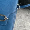 40634d826c04528-jpg USA Los Angeles Hermes S4 Deep Blue Roulis 19CM Evercolor Leather Silver Hardware