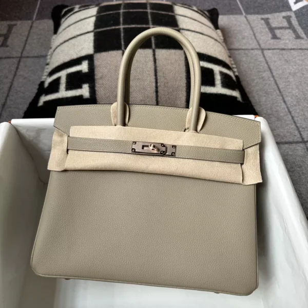 570d711381c02f7-jpg-1 Canada Ottawa Hermes 81 Gris Tourterelle Togo Leather Birkin 30CM Rose Gold Hardware