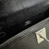 Saudi Arabia Riyadh Hermes Lizard Kelly Pochette 22CM 89 Noir Silver Hardware