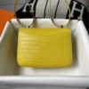 New Arrival Matte Niloticus Crocodile Constance 24CM Mimosa Silver Hardware