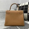 Taiwan Hermes 37 Gold Togo Leather Kelly 28CM Silver Hardware