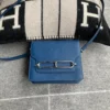 6d299e6585d13c2-jpg USA Los Angeles Hermes S4 Deep Blue Roulis 19CM Evercolor Leather Silver Hardware