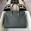 Hermes 6O Vert Cypres Birkin Touch 30CM Togo Leather / Matte Alligator Gold Hardware