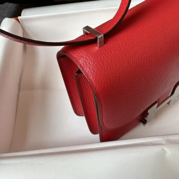 84eb37fc63486a6-jpg Full Handmade Constance 18CM S3 Rouge De Coeur Chevre Leather Silver Hardware