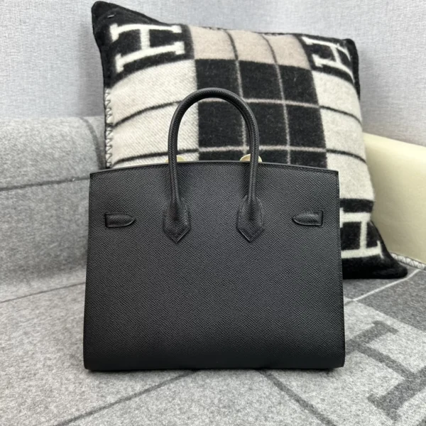 962f5b4685b434d-jpg Hermes Shop 89 Noir Birkin Sellier 25CM Epsom Leather Silver Hardware