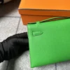 d2f040c818dcf76-jpg Hermes 1K Bambou Epsom Leather Kelly Pochette 22CM Silver Hardware