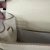 Hermes Boutique 10 Craie Kelly Danse 22CM Swift Leather Silver Hardware