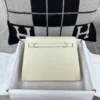 Hermes Boutique 10 Craie Kelly Danse 22CM Swift Leather Silver Hardware