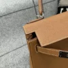 Taiwan Hermes 37 Gold Togo Leather Kelly 28CM Silver Hardware