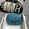 wsxc1712846736403_0-jpg New Arrival Hermes Constance 18CM W0 Vert Bosphore Evercolor Leather Silver Hardware