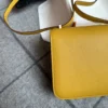 Handmade Hermes Epsom Leather Constance 18CM 9D Amber Silver Hardware