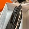 Kuwait Hermes Togo Leather 89 Noir Birkin 25CM Silver Hardware