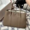 wsxc1714997612244_0 Hermes Bag Price Garden Party 30CM Negonda Leather CK18 Etoupe Silver Hardware