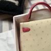 wsxc1715092400218_2 Special Order Hermes Parchemin / Rose Tyrien Ostrich Mini Kelly 19CM Gold Hardware