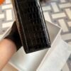 Hermes Bag Pictures Kelly Pochette 22cm 89 Black Shiny Alligator Crocodile Gold Hardware
