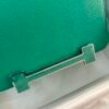 Russia Moscow Hermes Geta 20CM 6W Menthe Chevre Leather Silver Hardware
