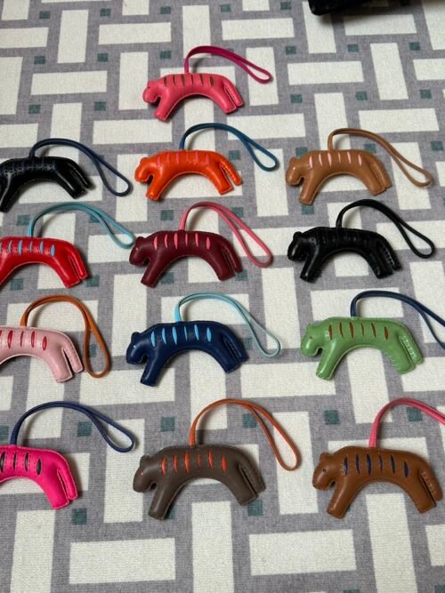Multi-color Hermes Bag Tiger Hangings Pendants