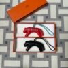 Hermes Tiger Bag Charm Q5 Rouge Casaque & 89 Noir Milo Lambskin
