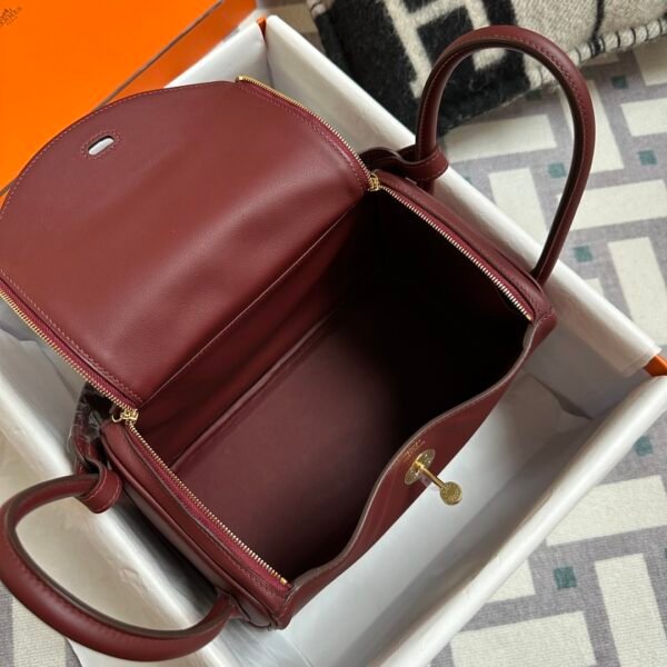 wsxc1716217563989_2 UAE Dubai Hermes Lindy 26CM CK55 Rouge H Swift Leather Gold Hardware