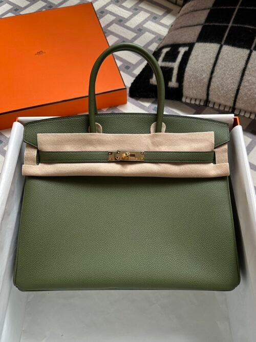 Indonesia Jakarta Hermes Birkin 35 Togo Leather V6 Canopee Gold Hardware