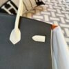 Special Orders Hermes 89 Noir/ 01 Blanc Togo Birkin 35CM Silver Hardware
