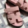 Indonesia Jakarta Hermes Shoes Chypre Sandals 94 Terre Cuite