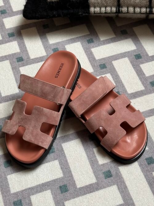 Kuwait Hermes Shoes I5 Flamingo Chypre Sandals Slippers