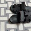 Vietnam Hermes Shoes Chypre Sandals Sippers 89 Noir Epsom Leather 34-41