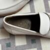 wsxc1716314861166_1 Hermes Destin Moccasins Calf Leather Loafer Shoes in White Silver Hardware