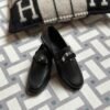wsxc1716314863033_0 Thailand Bangkok Hermes Loafer Shoes Destin Moccasins Black Calf Leather Size34-41