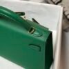 Hermes Bag Images Mini Kelly 19CM Epsom Leather 1L Cactus Gold Hardware