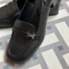 Hermes Infine50 Women’s Sandals Middle-Heel Shoes in Black Size34-41