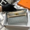 wsxc1718114103841_1 Kuwait Hermes KK Ostrich Kelly Pochette 22CM CK80 Gris Pearl Gold Hardware