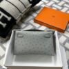 wsxc1718114103841_2 Kuwait Hermes KK Ostrich Kelly Pochette 22CM CK80 Gris Pearl Gold Hardware