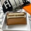 Vietnam Hermes Kelly Pochette 22cm CK37 Gold Swift Leather Gold Hardware