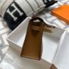 Vietnam Hermes Kelly Pochette 22cm CK37 Gold Swift Leather Gold Hardware