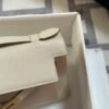 UAE Dubai Hermes Kelly Pochette 22CM CK10 Craie Swift Leather Gold Hardware