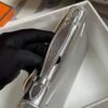 wsxc1718201961586_3 Hermes Bag Pictures Kelly Pochette 22CM Metal Silver Olympics Chevre Leather Silver Hardware