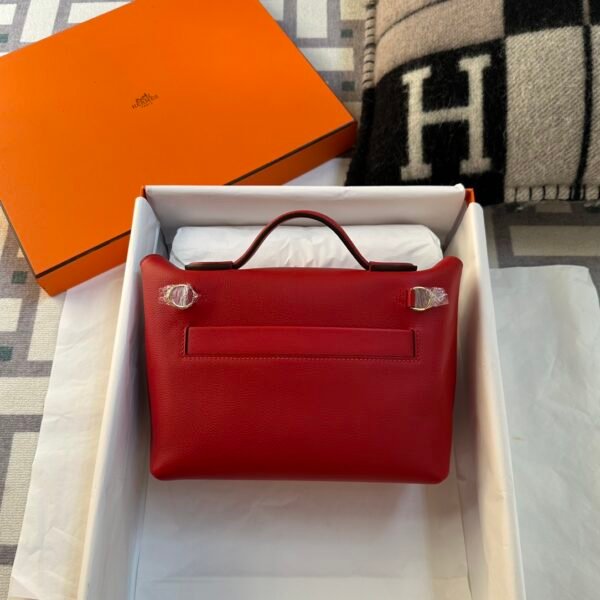 Hermes Bag Price Kelly 2424 Mini Evercolor/ Swift Q5 Rouge Casaque Gold Hardware