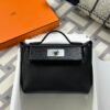 Hermes Bag Lizard / Swift Leather Kelly 2424 Mini Touch Silver Hardware