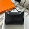 Hermes Bag Lizard / Swift Leather Kelly 2424 Mini Touch Silver Hardware