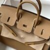 Hermes Bag Price Birkin 25CM 0M Chai Togo Leather Gold Hardware