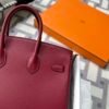 wsxc1718384659805_2 Full Handmade Hermes Epsom Leather Birkin 25CM Rubis Silver Hardware