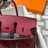 wsxc1718384659805_5 Full Handmade Hermes Epsom Leather Birkin 25CM Rubis Silver Hardware