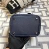 Qatar Doha Hermes Picotin 18CM Clemence Leather 73 Blue Saphir Silver Hardware