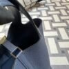 Hermes Bag Images Picotin 18CM 73 Blue Saphir Clemence Leather Gold Hardware