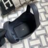 Singapore Kuala Lumpur Hermes 2Z Blue Nuit Clemence Leather Picotin 18CM Gold Hardware