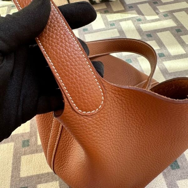 wsxc1718980911390_1-1 Russia Moscow Hermes Picotin 22CM 37 Gold Clemence Leather Gold Hardware